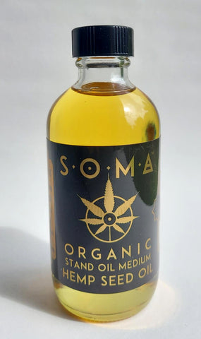 SOMA Organic • Hemp Seed Stand Oil Medium • 4oz.