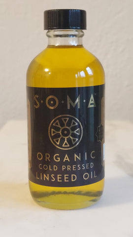 SOMA Artist Organics • Cold Pressed Linseed Oil • 4 oz.