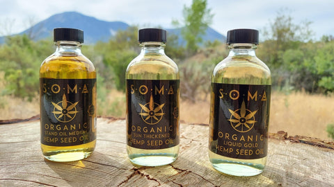 SOMA Artist Organics • Hemp Seed Oil 3 Pack • 4oz Bottles