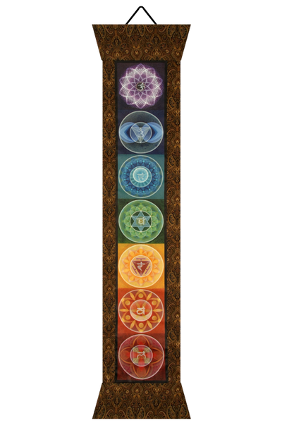 Chakra Scroll - Archival Canvas Reproduction