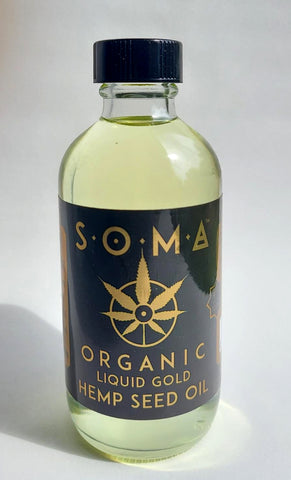 SOMA Organic • Liquid Gold Hemp Seed Oil • 4 oz.