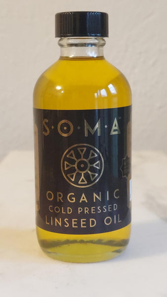 SOMA Organic • Cold Pressed Linseed Oil • 4 oz.
