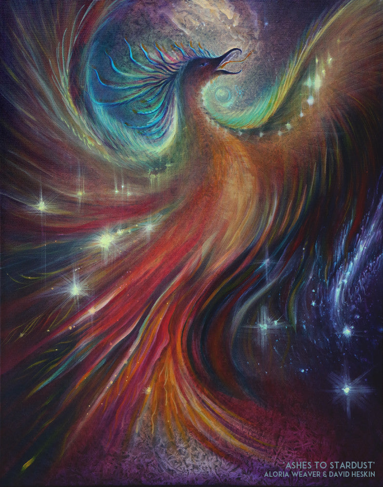 Ashes to Stardust Archival Canvas Reproduction Luminous FLUX Gallery