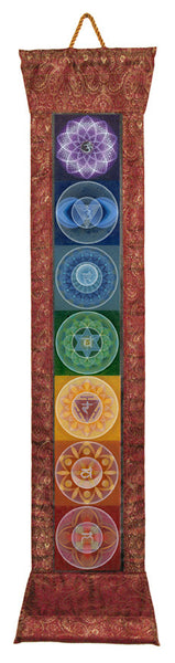 Chakra Scroll - Archival Canvas Reproduction