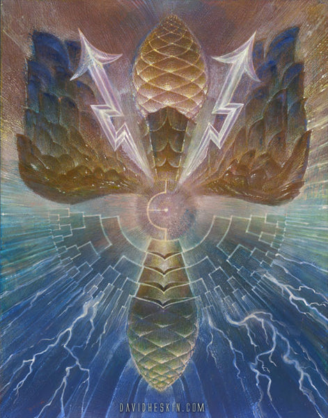 Pineal Thundercone - Archival Canvas Reproduction